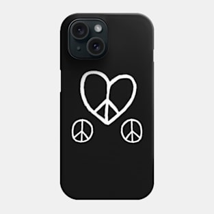 Heart Peace, Peace Love Symbols, Peace Sign Phone Case