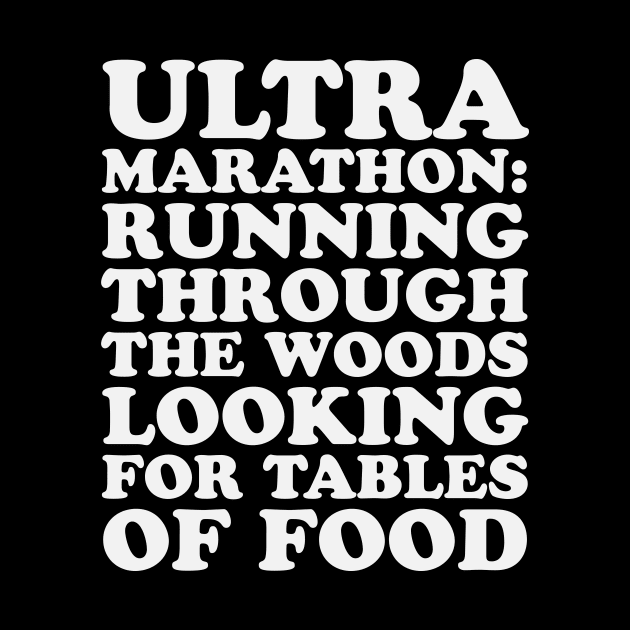 Ultramarathon Definition Running Through the Woods Trail Runner by PodDesignShop