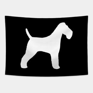 Wire Fox Terrier Silhouette Tapestry