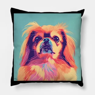 Pekingese in 70's Pillow