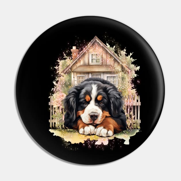 Dog - Bernese Mountain Pin by KEWDesign