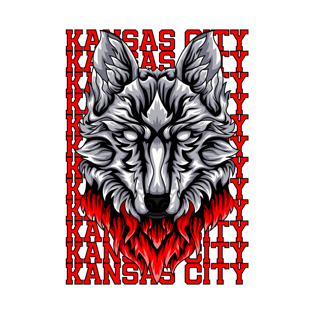 kansas city mascot by SHINIGAMII