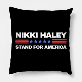 NIKKI HALEY STAND FOR AMERICA Pillow