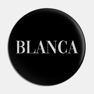 Blanca - Pose - Light Grey Pin