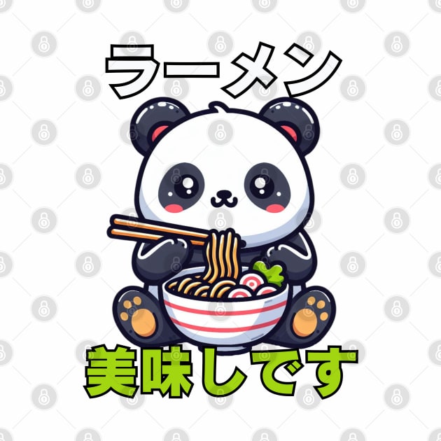 Ramen life Cute panda by Japanese Fever