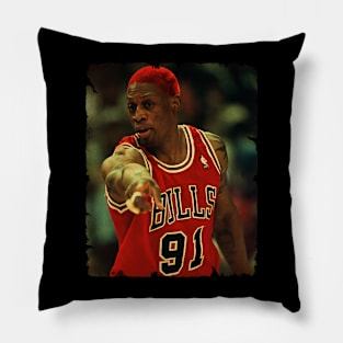 Dennis Rodman - Vintage Design Of Basketball Pillow