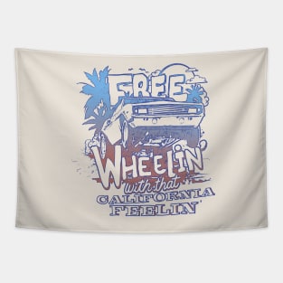 California Wheelie Tapestry