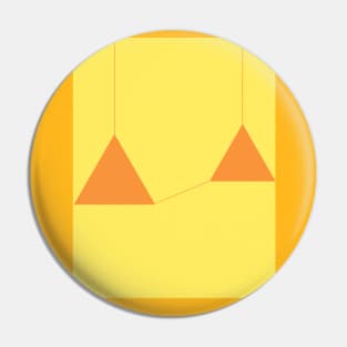 Wear Your Triangles Design Pin