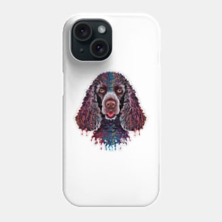 American Water Spaniel American Brown Dog Watercolor Phone Case