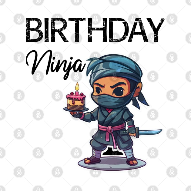 Birthday Ninja (with Black Lettering) by VelvetRoom