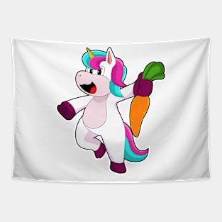 Unicorn with Carrot Tapestry