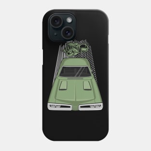 Dodge Coronet Super Bee 1970 - green Phone Case