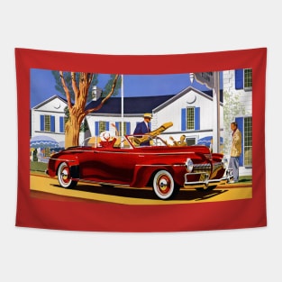 1941 Red DeSoto Tapestry