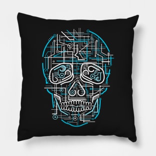 Electric Skull Pillow