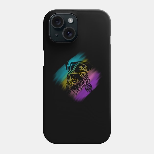 Our flag means death- Pirate skull on a rainbow background Phone Case by TigrArt