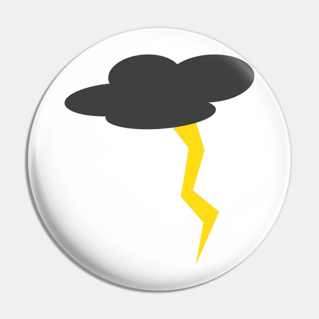 Thundercloud Lightning Pin by skauff