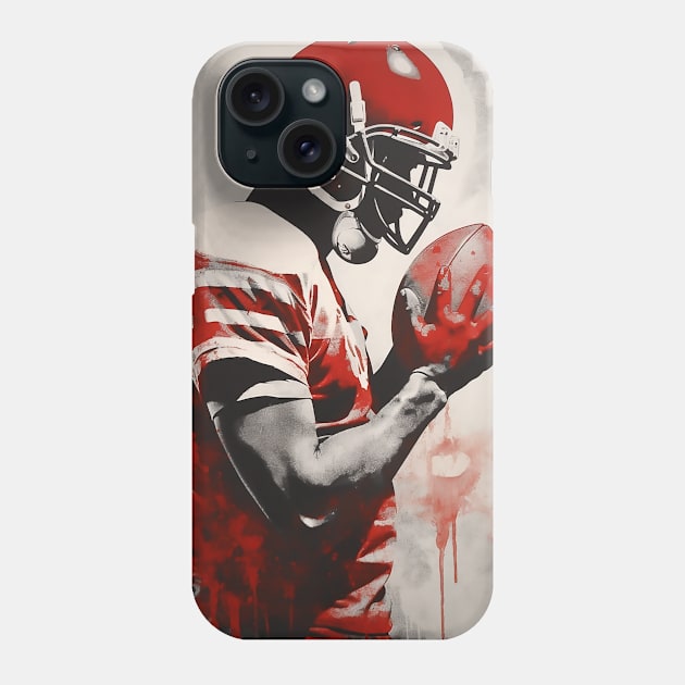 Rebel of American Football Phone Case by MrsDagger