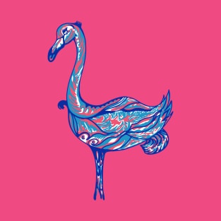 Hand drawn swan T-Shirt