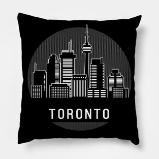 Toronto Ontario Canada Skyline Pillow