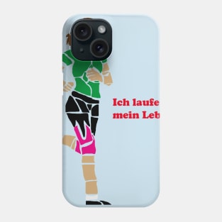 Ich laufe für mein Leben Phone Case