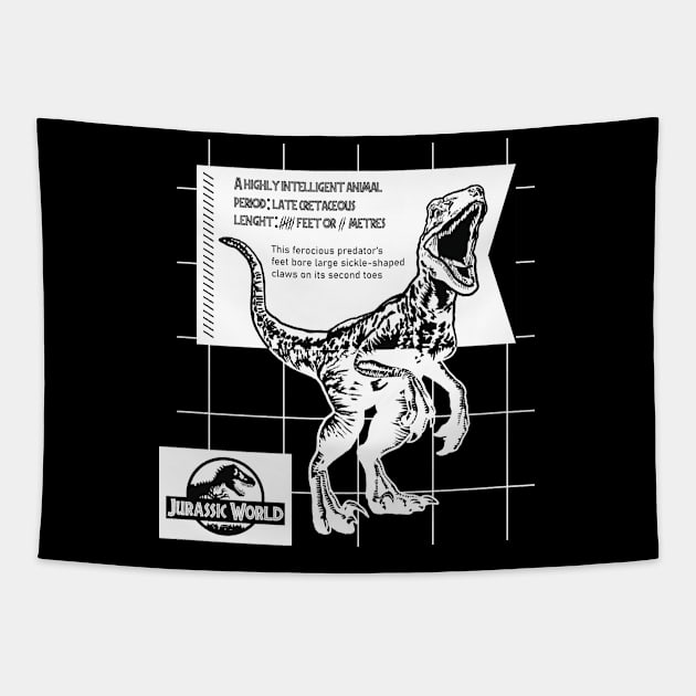 Jurassic World Tapestry by Marina_Povkhanych_Art