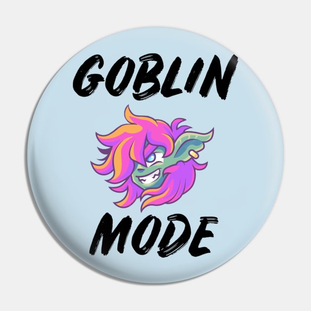 Goblin Mode Neon Pin by myshirtylife