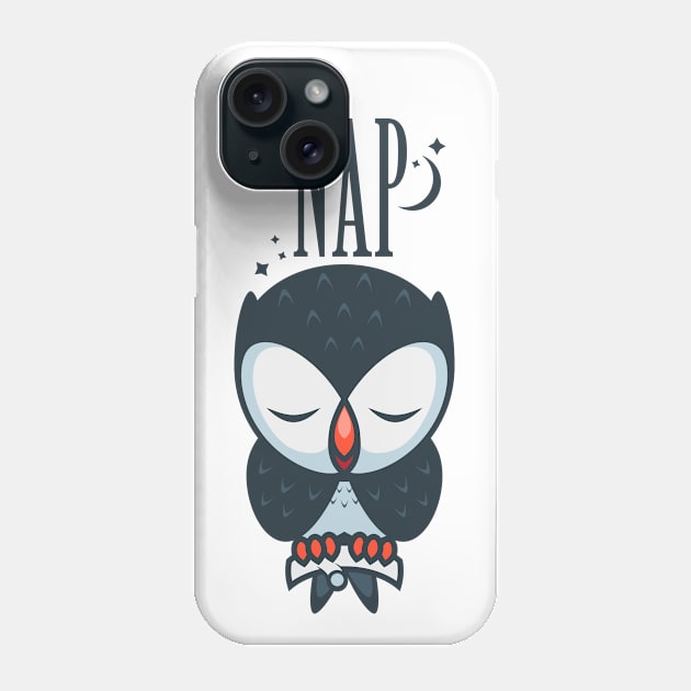 Owl Nap Phone Case by rongstate