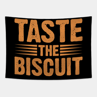 Taste The Biscuit - Retro Vintage v13 Tapestry