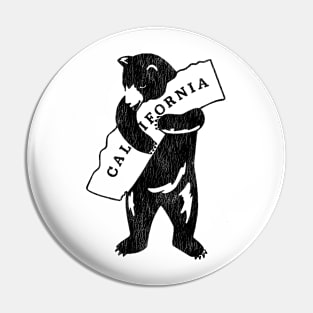 California Grizzly Vintage Pin