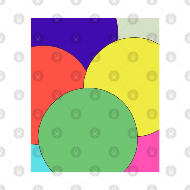 Colorful circles by JunniePL