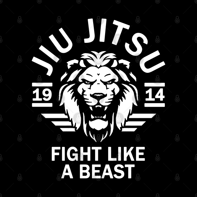 Brazilian Jiu Jitsu, BJJ, MMA by Tshirt Samurai