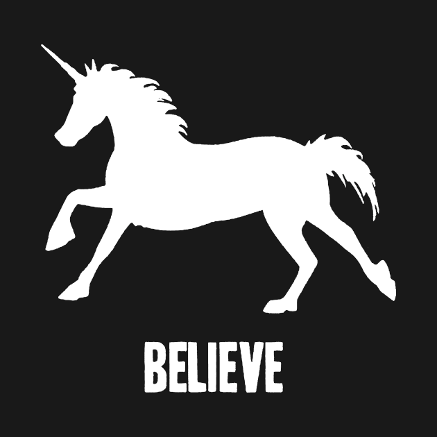 Unicorns Magic Funny Unicorn Believe Screen Printed Tee Mens Ladies Womens Youth Kids Unicorn Horse by huepham613