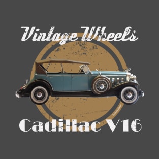 Vintage Wheels - Cadillac V16 T-Shirt