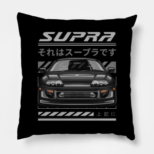 Supra MK4 JDM Legends (super black) Pillow