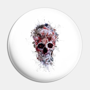 Floral Skull RPE Pin