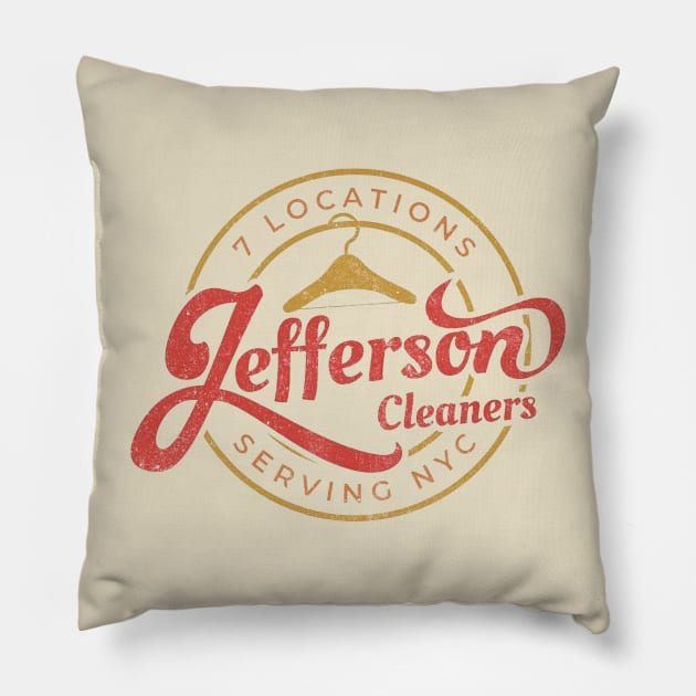 The Jeffersons Cleaners Pillow by HighRollers NFT