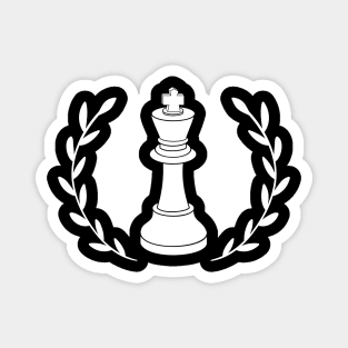 Chess King Piece Game Cool Dad Nerd Player Lover Magnet