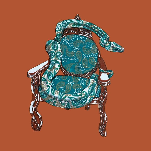 Snake and Chair by RaLiz