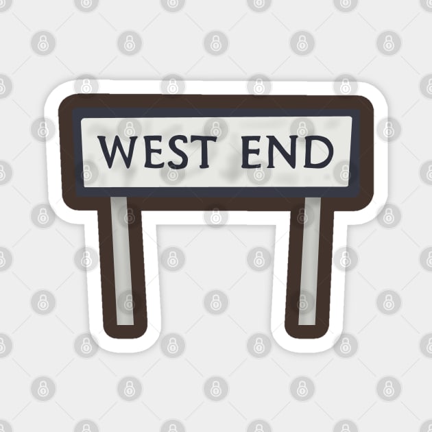 West end Magnet by Becky-Marie