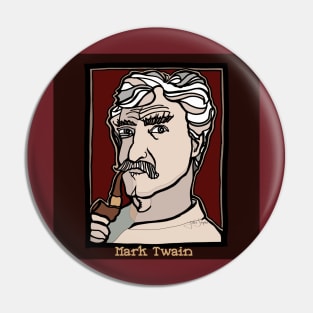 Mark Twain Pin