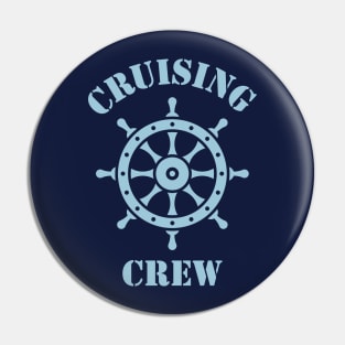 Cruising Crew (Crew Complement / Ship’s Wheel / Skyblue) Pin