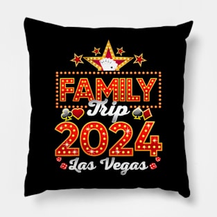 Family Trip 2024 Las Vegas Vacation 2024 Matching Pillow