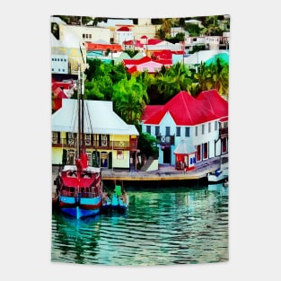 Caribbean - Antigua - St. Johns Harbor Early Morning Tapestry