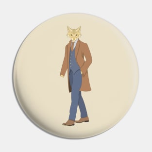 coyote detective Pin