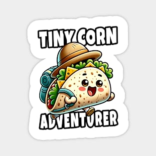 Adventurous Baby Taco A Whimsical Journey for Little Foodies Magnet