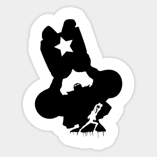Franky Super Black One Piece Sticker Teepublic
