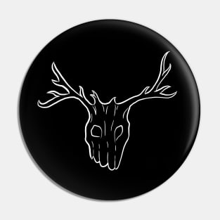 Antlered Mask Pin