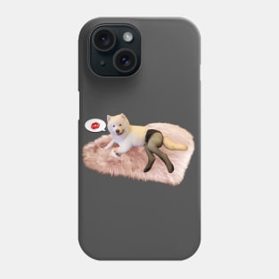 Dog Meme: Dog in black tights? Phone Case