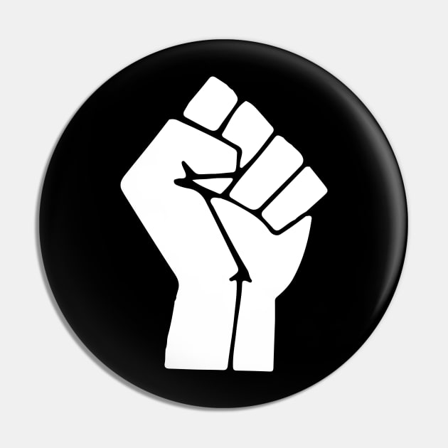 Protest Fist Pin by inkstyl