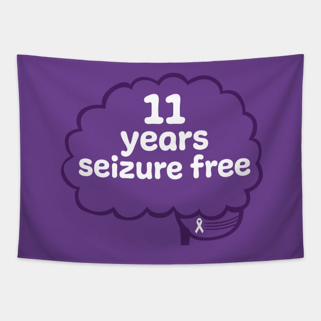 11 Years Seizure Free Tapestry by MickeyEdwards